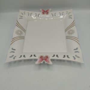 PLAT CERAM PAPILLON B20-3879