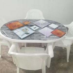 TABLE OVAL FERDI DECORE 1254