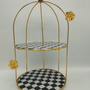 PORTE GATEAU CAGE 2ET TURC PM  IKR0064