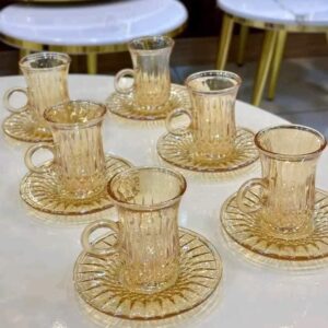 TST THE EN VERRE 12PCS AMBER 46016/46017/46018 YOUS